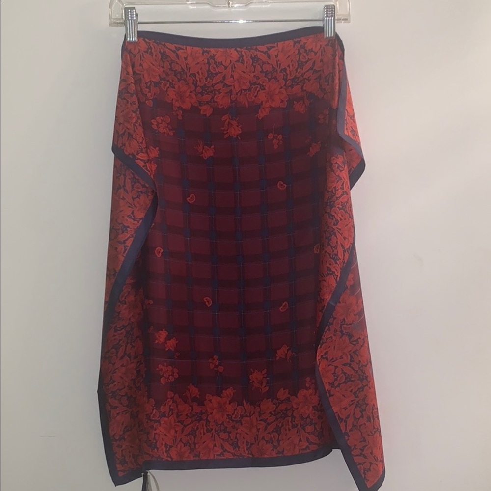 Ann Taylor square silk scarf